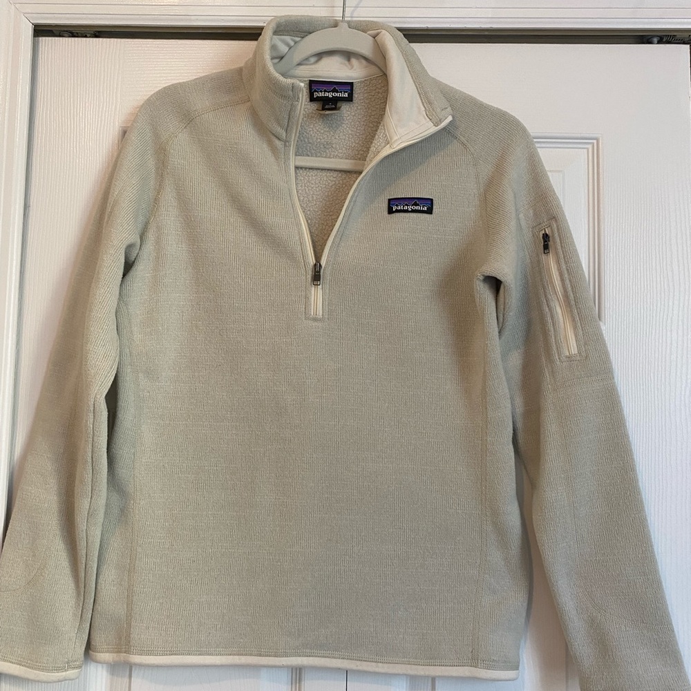 Patagonia Better Sweater Cream Quarter Zip